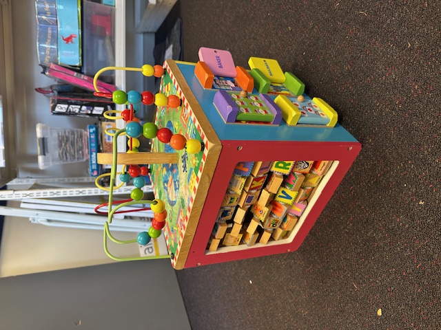 Wooden Activity Cube