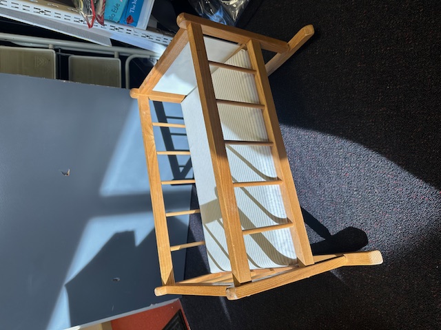 Wooden Cot with Mattress 