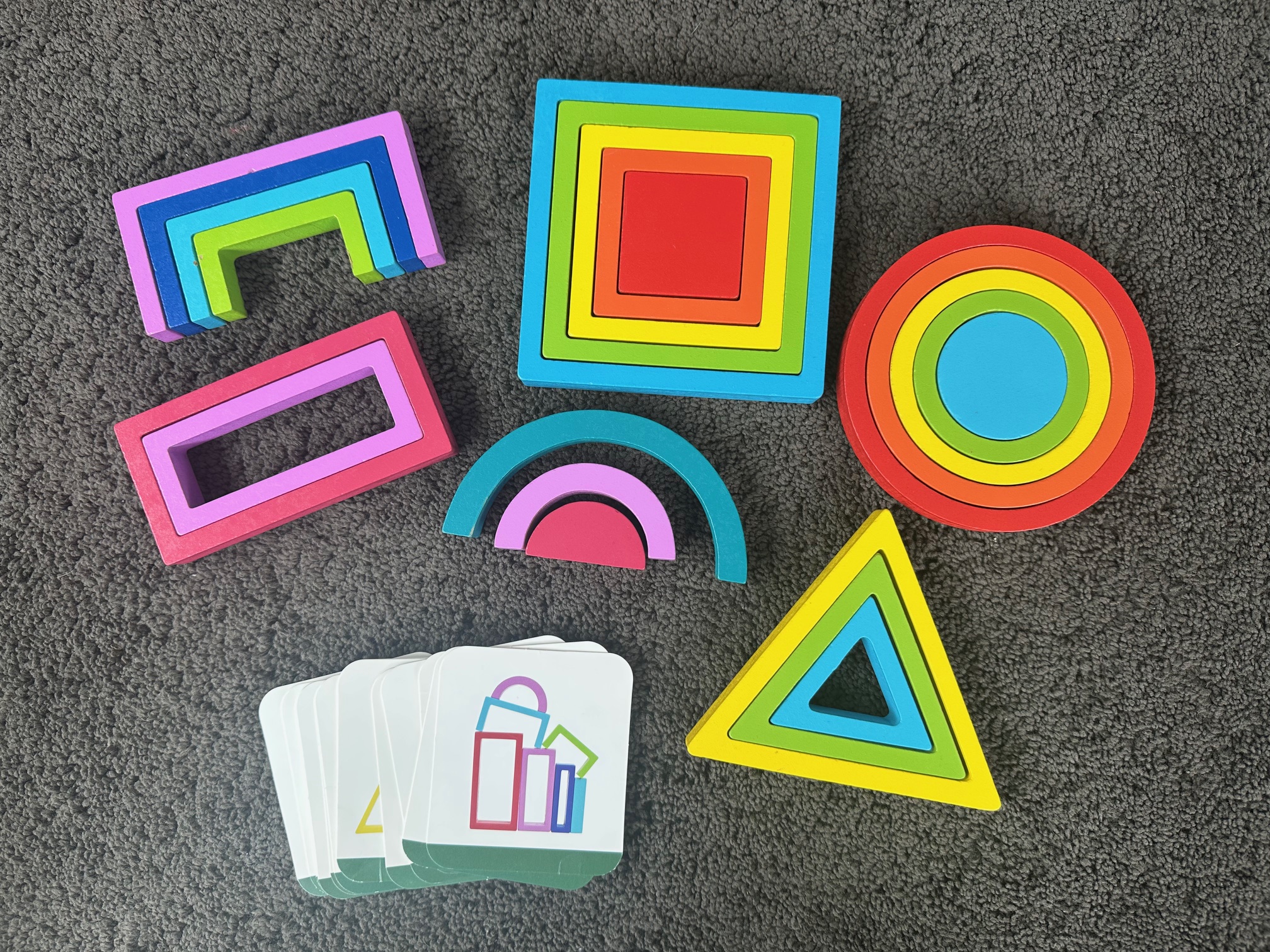 Rainbow Blocks Set