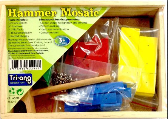  Mosaic Hammer set - Triang