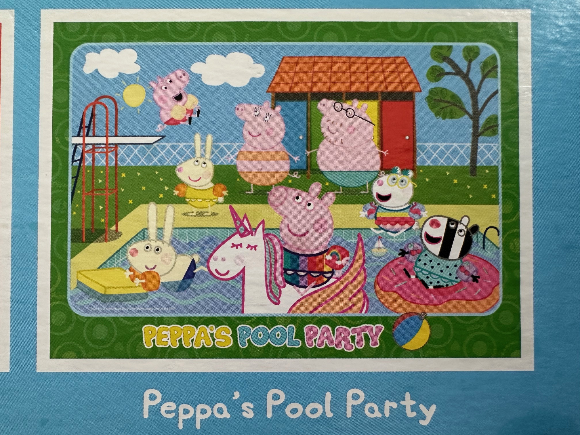 Peppa`s Pool Party Puzzle