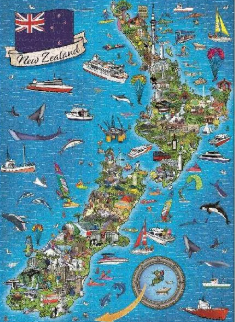 The New Zealand Family Jigsaw 1000 piece puzzle