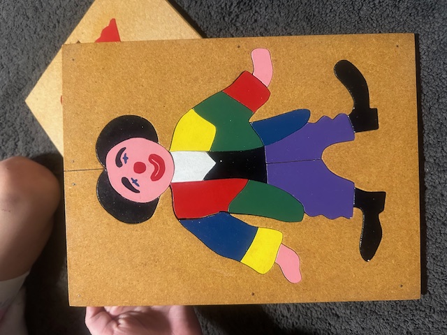 Wooden Clown Puzzle 