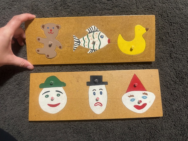 Set of 2 Wooden Puzzles