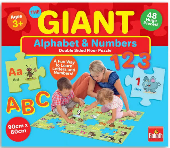 Giant Double Sided Floor Puzzle (numbers & alphabet)