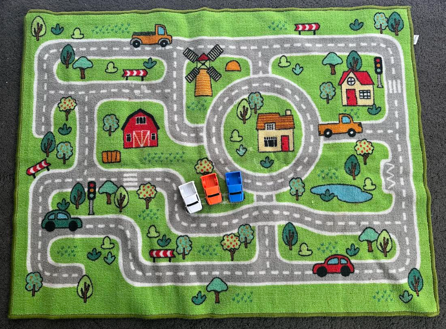 Car Mat with Cars